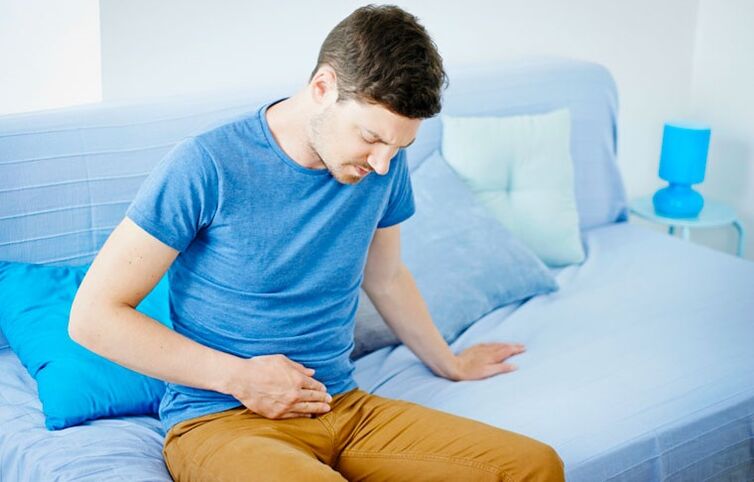 douleur chez un homme atteint de prostatite